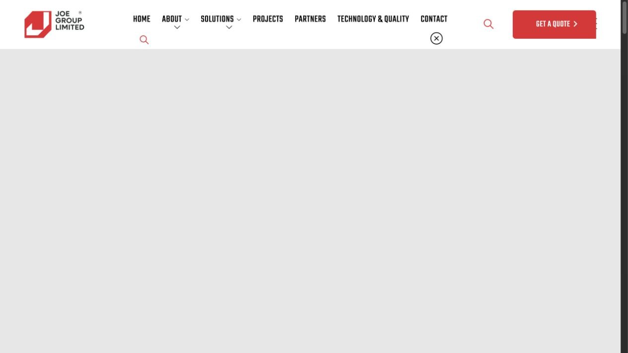 Joe Group website preview